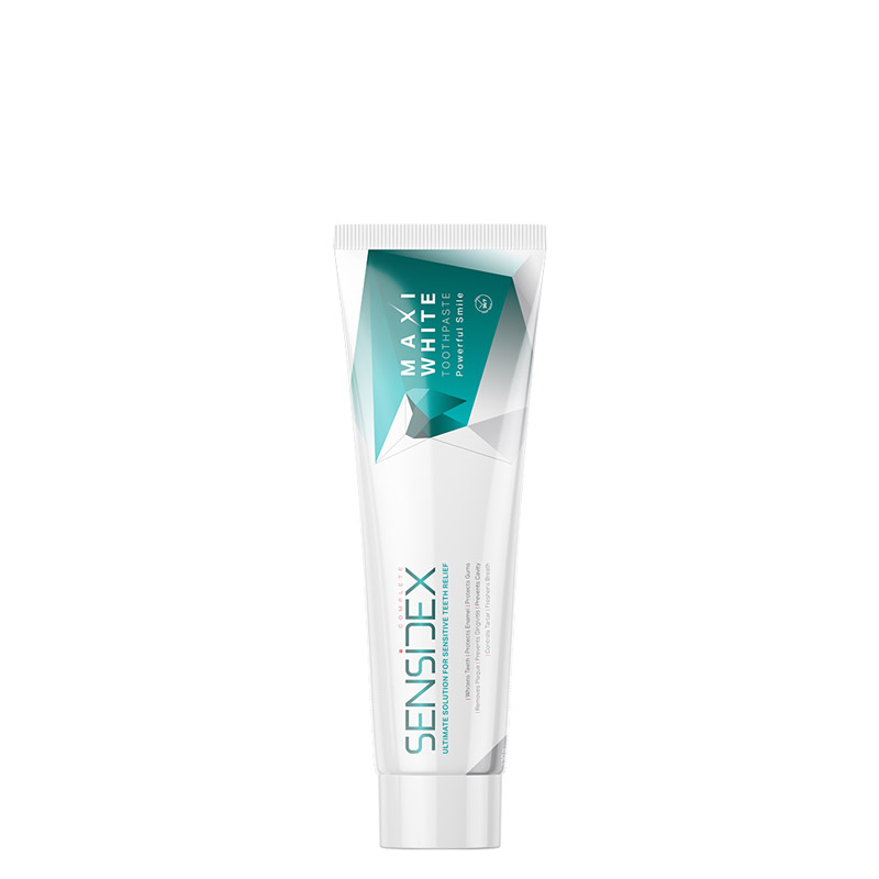 خمیردندان کامل، سفید کننده دندان مخصوص دندان های حساس سنسیدکس مدل Maxi White